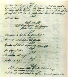 Handschrift Urfaust, Luise v. Göchhausen
